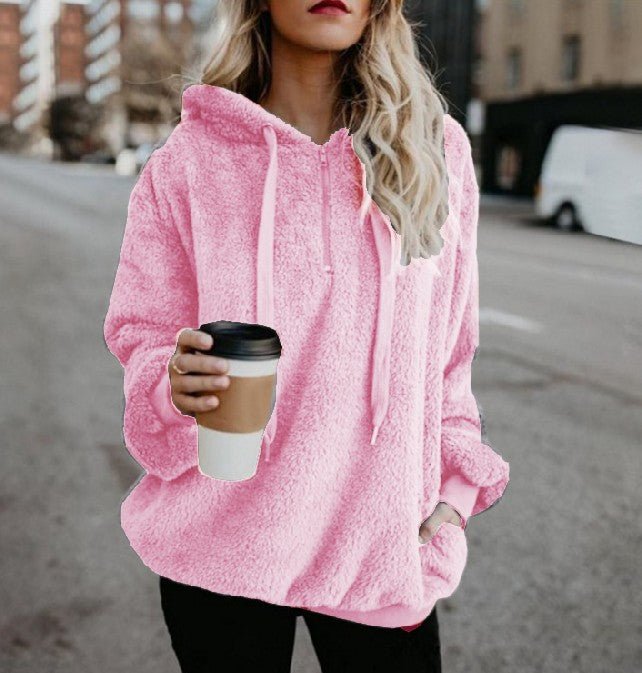 Fashion Warm Casual Loose Hooded Sweatshirt(48% OFF)