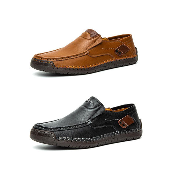 ⏳Time-Limited Special⏰Classic Men’s Slip-On Leather Shoes – Premium Calfskin, All-Day Comfort & Effortless Style