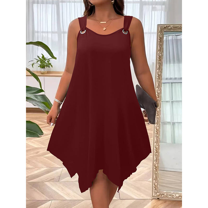 ⏳Time-Limited Special⏰Women's Sleeveless Dress with Asymmetrical Hem