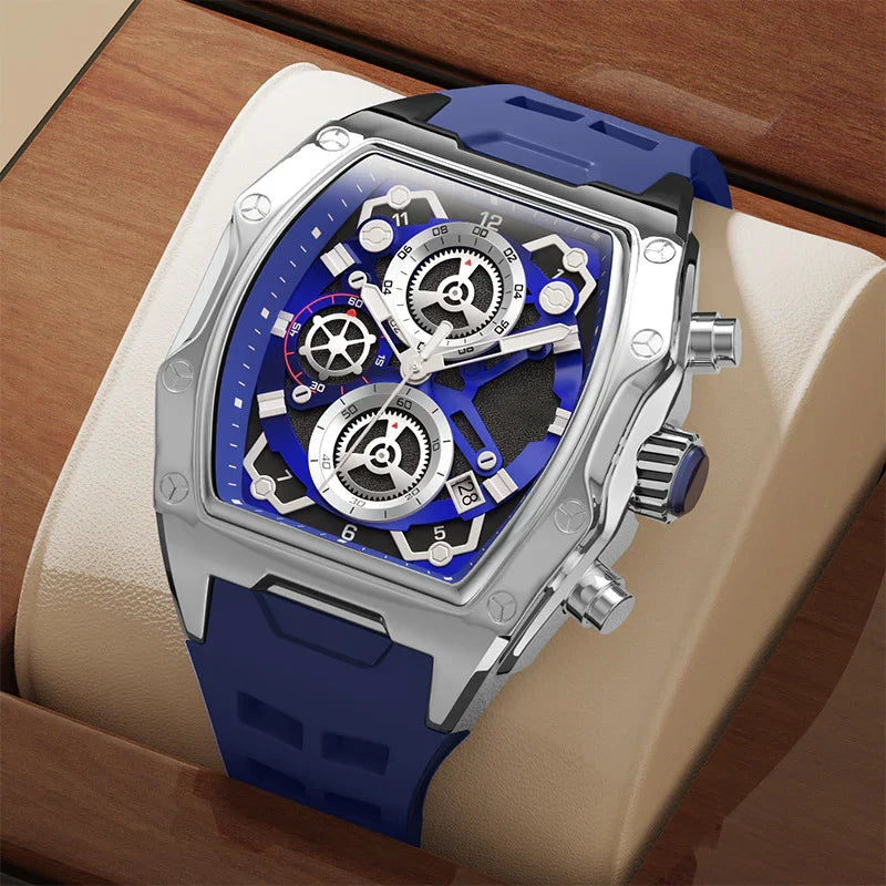 ⏳Time-Limited Special⏰Men's Tonneau Quartz Watch – Retro, Premium, Minimalist ✨