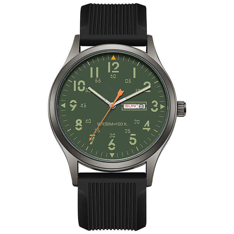 ⏳Time-Limited Special⏰Men's Quartz Watch with Luminous Display – Dual Glow, 30M Water Resistant, Date Window 🕶️