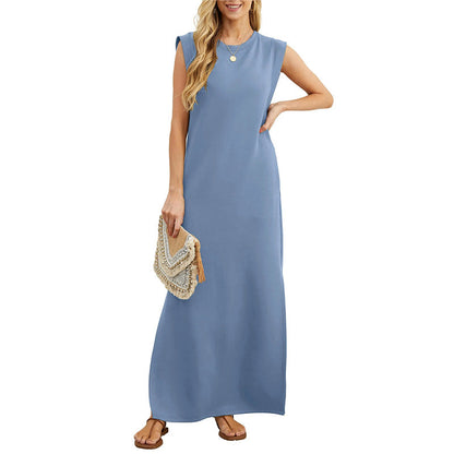 ⏳Time-Limited Special⏰Women Loose Split Wrinkle-Free Long Dress