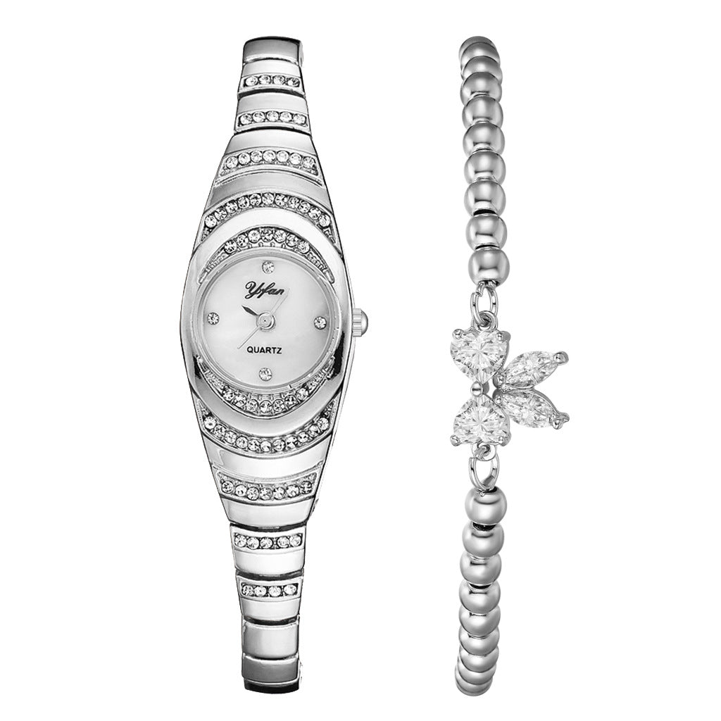 ⏳Time-Limited Special⏰Rhinestone Bracelet Watch – Elegant, Glamorous, Reliable Timekeeping 💎