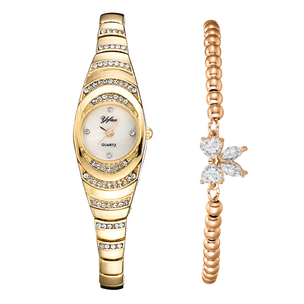 ⏳Time-Limited Special⏰Rhinestone Bracelet Watch – Elegant, Glamorous, Reliable Timekeeping 💎