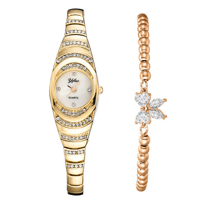 ⏳Time-Limited Special⏰Rhinestone Bracelet Watch – Elegant, Glamorous, Reliable Timekeeping 💎
