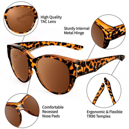 🕶️2026 New Oversized Cat Eye Sunglasses☀️Polarized UV400 Protection