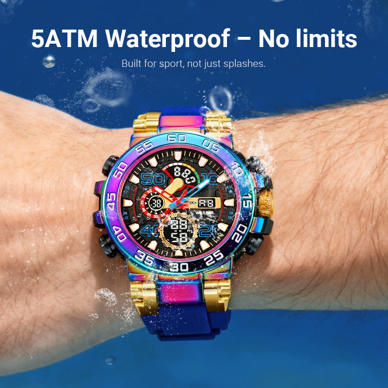 ⏳Time-Limited Special⏰MULTIFUNCTION LED WATCH - Waterproof & Digital Display, 7 Sports Modes with Sleep Monitor, Perfect for Outdoor and Daily Use 🌟🔋