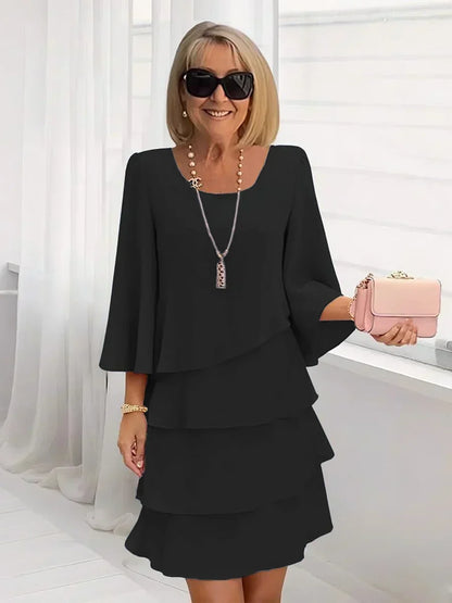 ⏳Time-Limited Special⏰Women's Tiered Ruffle Dress with Flared Sleeves