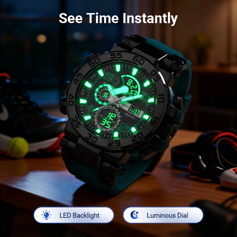⏳Time-Limited Special⏰MULTIFUNCTION LED WATCH - Waterproof & Digital Display, 7 Sports Modes with Sleep Monitor, Perfect for Outdoor and Daily Use 🌟🔋