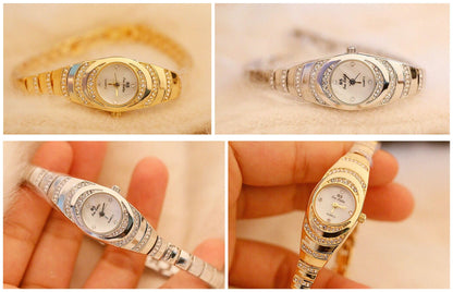 ⏳Time-Limited Special⏰Rhinestone Bracelet Watch – Elegant, Glamorous, Reliable Timekeeping 💎