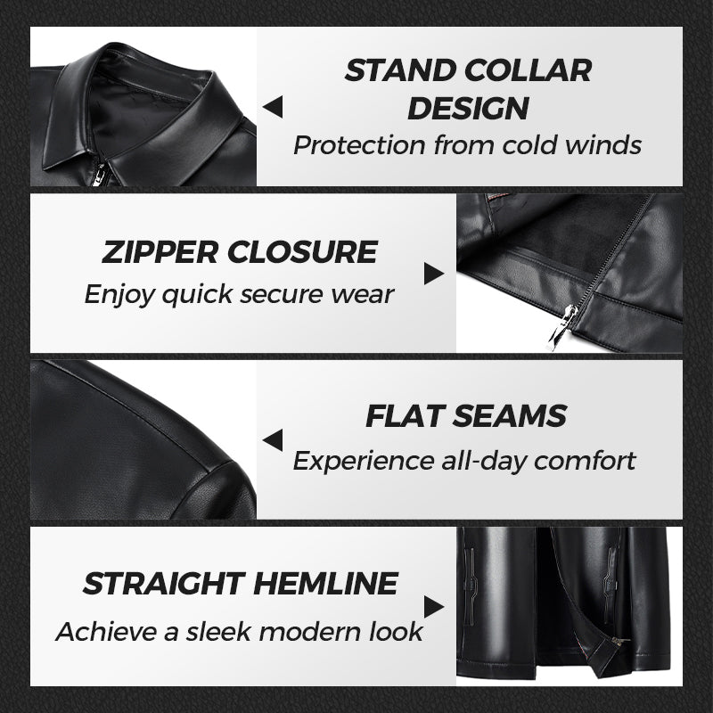 ❄️Winter Specials🔥Men's Classic Leather Jacket