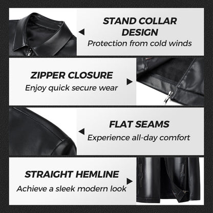 ❄️Winter Specials🔥Men's Classic Leather Jacket