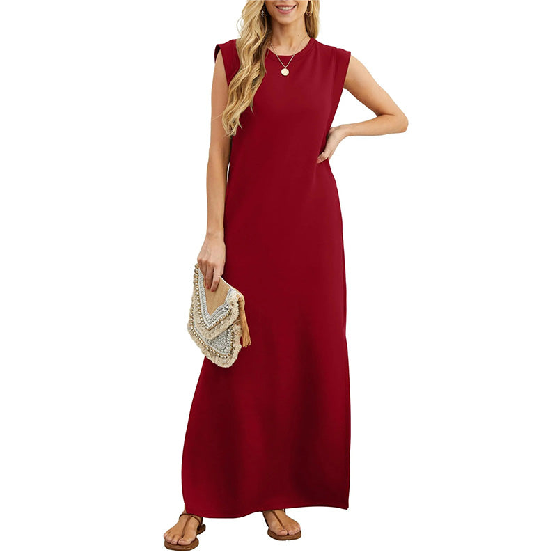 ⏳Time-Limited Special⏰Women Loose Split Wrinkle-Free Long Dress