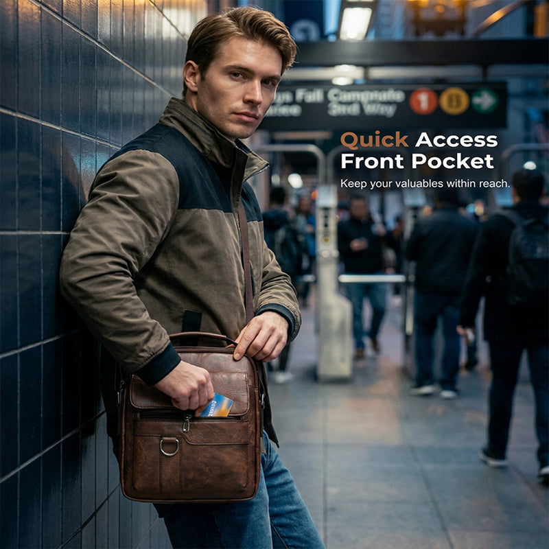 ⏳Time-Limited Special⏰Business Men’s Casual Crossbody Bag – Sleek Style for Work & Travel