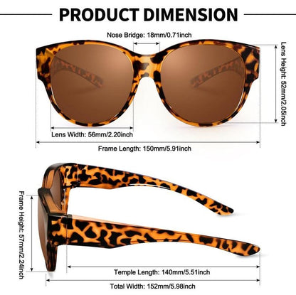 🕶️2026 New Oversized Cat Eye Sunglasses☀️Polarized UV400 Protection