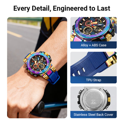 ⏳Time-Limited Special⏰MULTIFUNCTION LED WATCH - Waterproof & Digital Display, 7 Sports Modes with Sleep Monitor, Perfect for Outdoor and Daily Use 🌟🔋