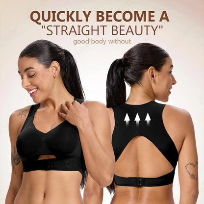 🎉FLASH DEAL 45% OFF – Posture-Support Front-Closure Bra · 50K+ SOLD! · Seamless, Soft Fabric, Invisible Under Clothes, All-Day Comfort 🤸‍♀️