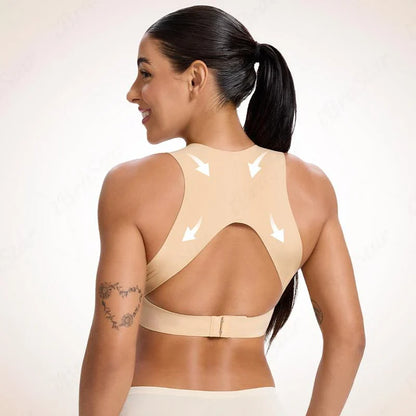 🎉FLASH DEAL 45% OFF – Posture-Support Front-Closure Bra · 50K+ SOLD! · Seamless, Soft Fabric, Invisible Under Clothes, All-Day Comfort 🤸‍♀️