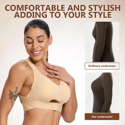 🎉FLASH DEAL 45% OFF – Posture-Support Front-Closure Bra · 50K+ SOLD! · Seamless, Soft Fabric, Invisible Under Clothes, All-Day Comfort 🤸‍♀️