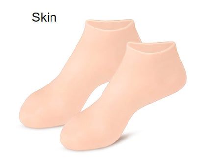 🔥Get 2 items when you buy 1！✨️Enjoy a foot spa anytime anywhere！👣Moisturizing Foot Mask Exfoliating Silicone Socks Beach Protective Socks(3pcs)