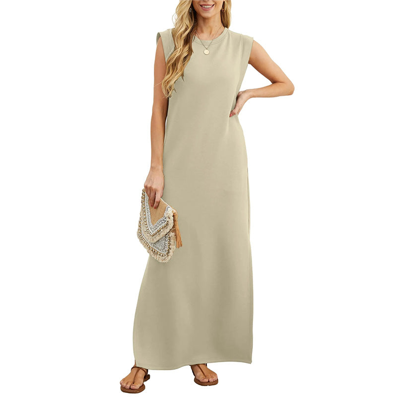 ⏳Time-Limited Special⏰Women Loose Split Wrinkle-Free Long Dress