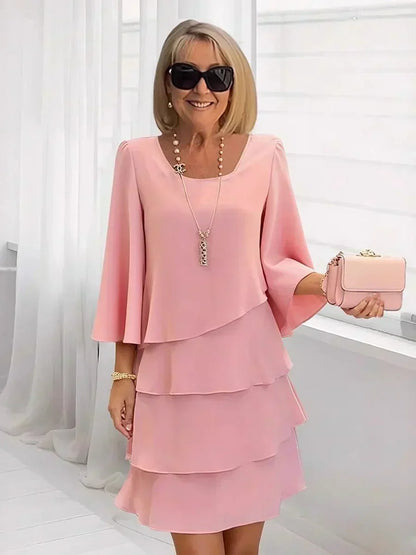 ⏳Time-Limited Special⏰Women's Tiered Ruffle Dress with Flared Sleeves