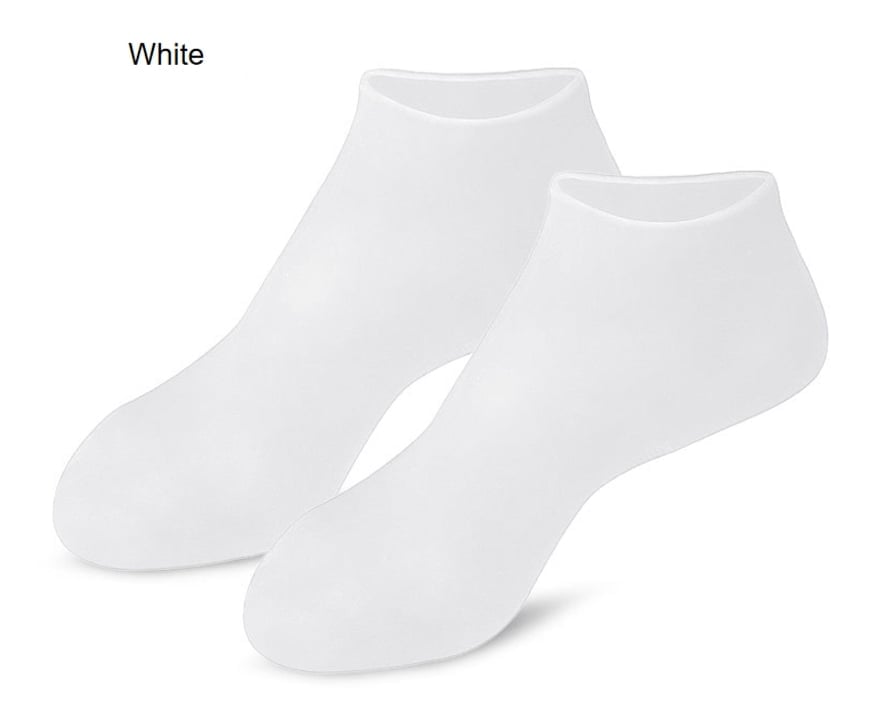 🔥Get 2 items when you buy 1！✨️Enjoy a foot spa anytime anywhere！👣Moisturizing Foot Mask Exfoliating Silicone Socks Beach Protective Socks(3pcs)