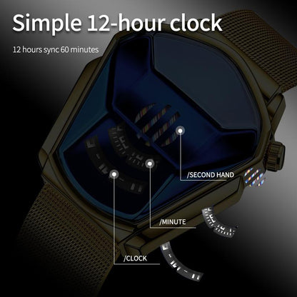 ⏰Hot Sale Deals💥💥Luxury Mens Racing Sport Rhombus Watch