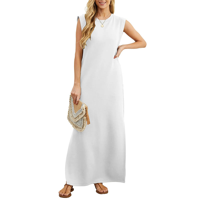 ⏳Time-Limited Special⏰Women Loose Split Wrinkle-Free Long Dress
