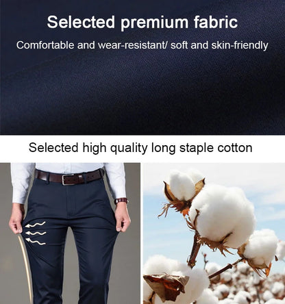 👖 Stay Sharp, Move Easy | Men's Stretch Anti-Crease Suit Pants