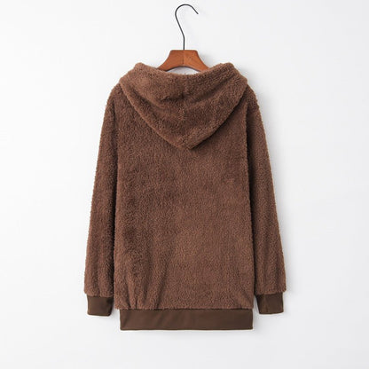 Fashion Warm Casual Loose Hooded Sweatshirt（48% OFF）