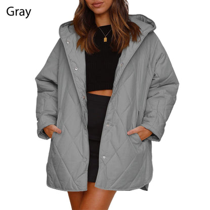 ⏳Time-limited Special⏰Women's Winter Trendy Lightweight Hooded Quilted Jacket