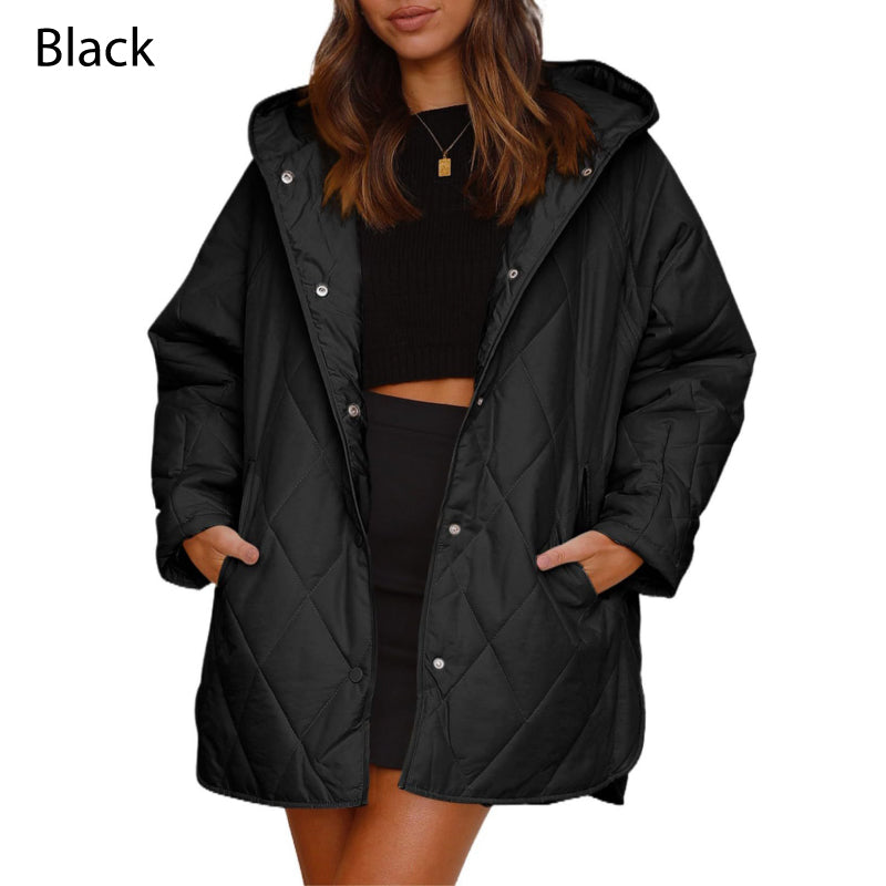 ⏳Time-limited Special⏰Women's Winter Trendy Lightweight Hooded Quilted Jacket