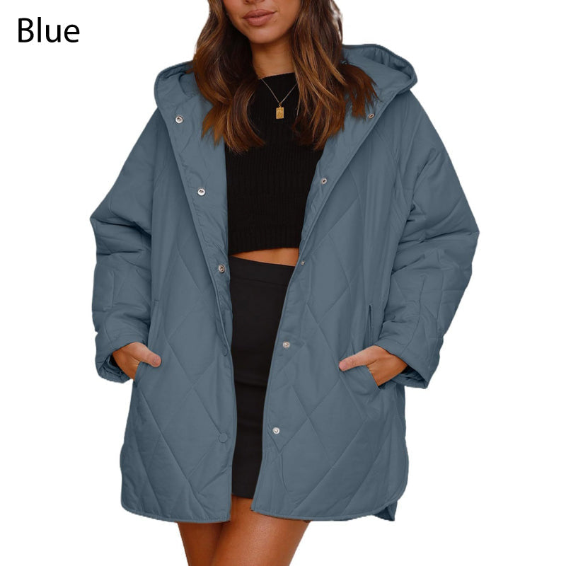 ⏳Time-limited Special⏰Women's Winter Trendy Lightweight Hooded Quilted Jacket