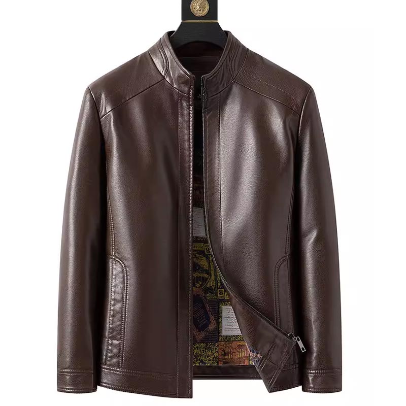 ❄️Winter Specials❄️ Men’s Warm Plush Lining Leather Jacket