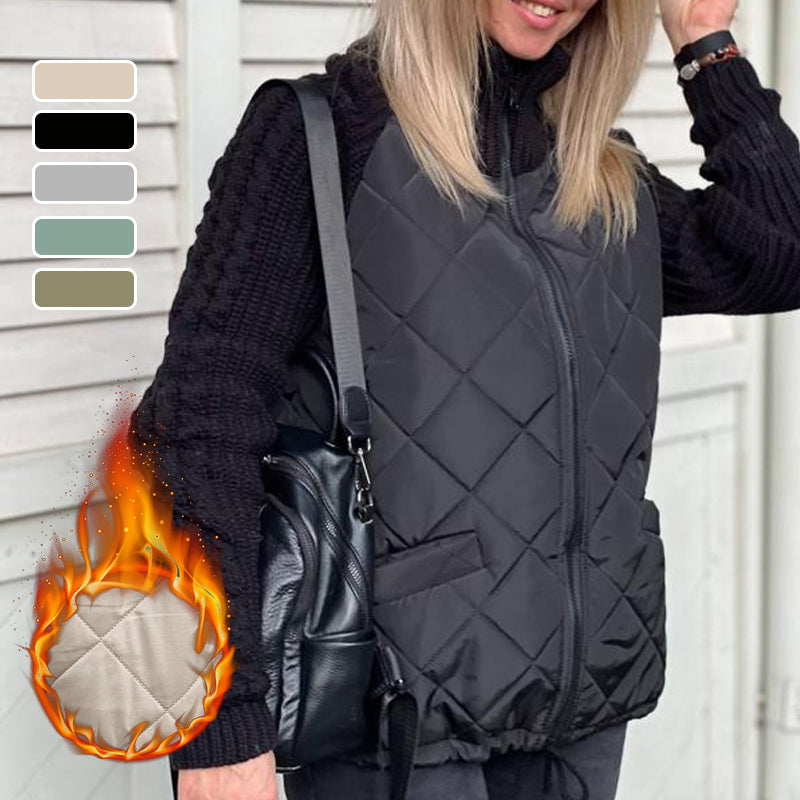 ⏳Time-limited Special⏰2025 New Women's Knit Patchwork Puffy Jacket