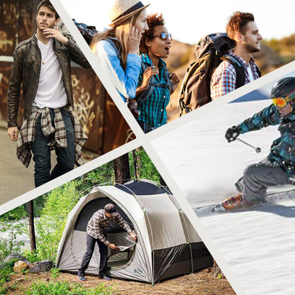 ❄️ Built for Cold Days | Men's Quilted-Lined Plaid Hooded Jacket ⚡ Free Shipping
