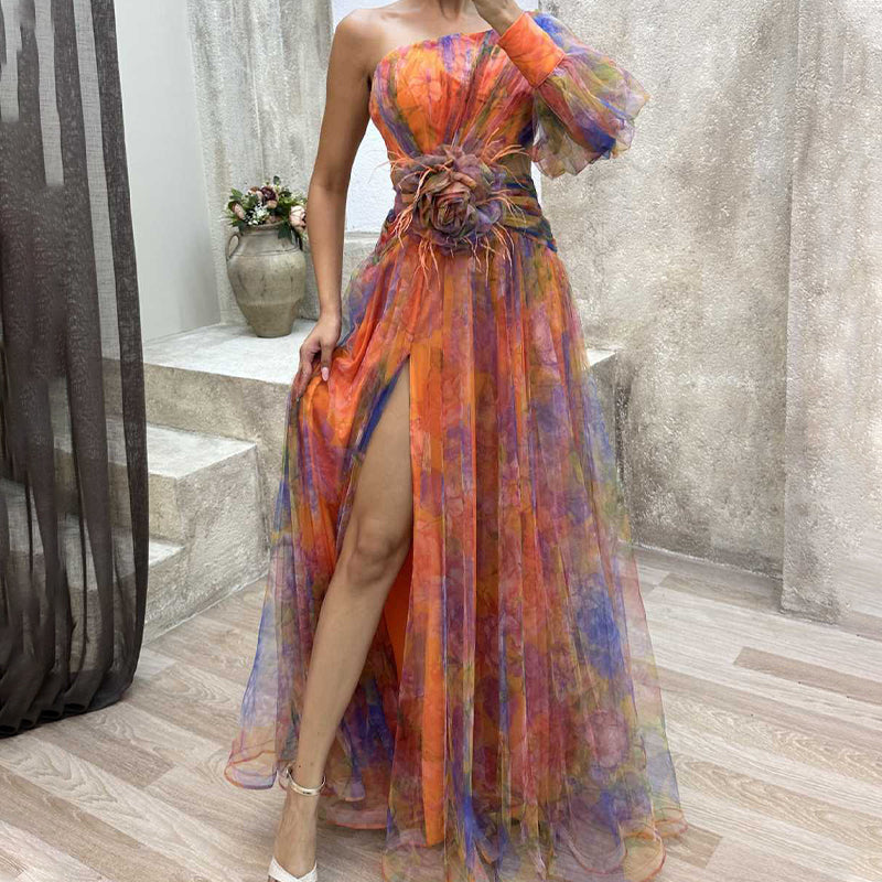 🌸Spring Specials💐 Women's Tulle Irregular Gown Dresses