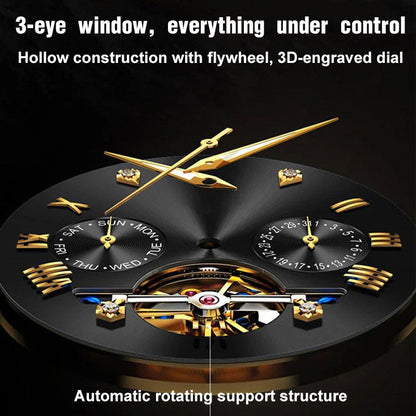 🎁Last Day Promotion🔥Luxury Design Dodecagon Quartz Watch New Multifunctional Men's Wristwatch