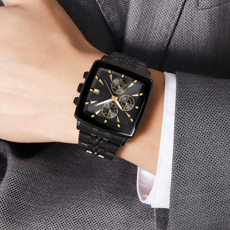 Men's Multifunctional Waterproof Quartz Watch