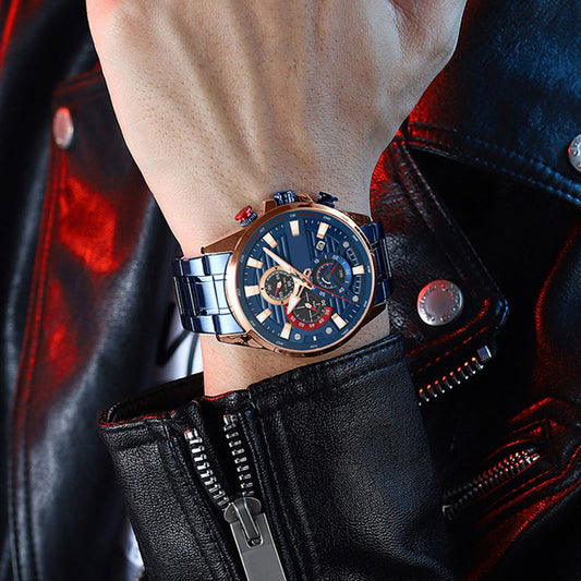 🗻Time-limited Special⌚Men's Waterproof Multifunctional Quartz Watch