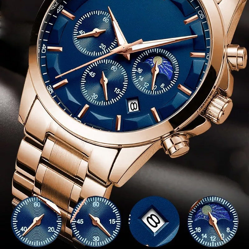 Men’s Quartz Stainless Steel Watch