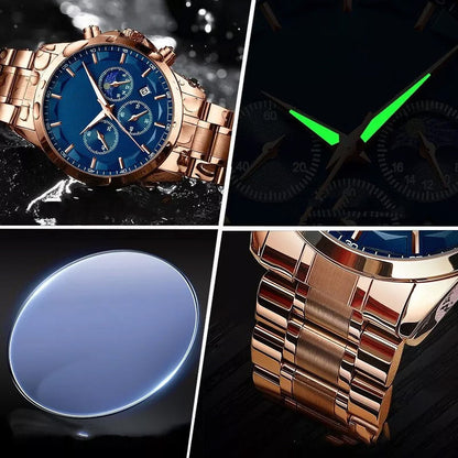 Men’s Quartz Stainless Steel Watch