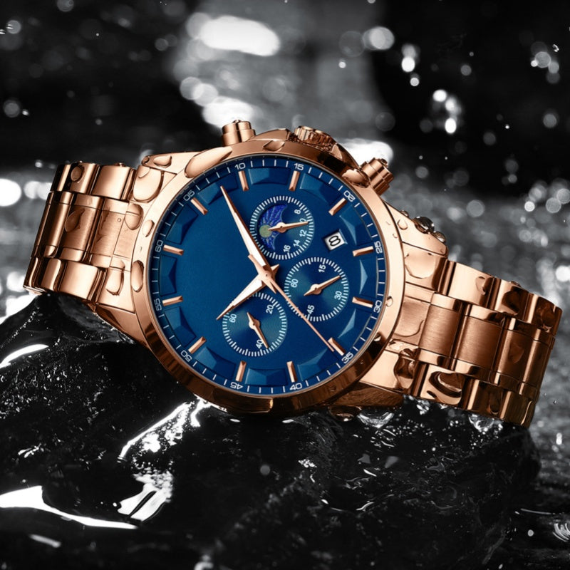 Men’s Quartz Stainless Steel Watch