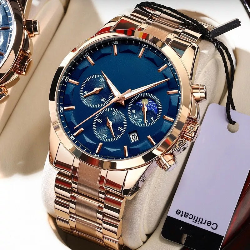 Men’s Quartz Stainless Steel Watch
