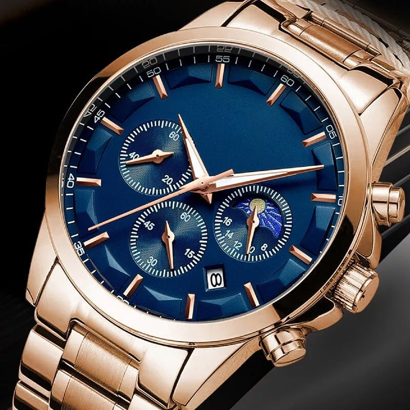 Men’s Quartz Stainless Steel Watch