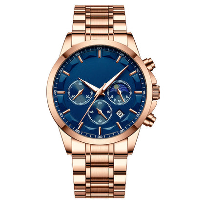 Men’s Quartz Stainless Steel Watch