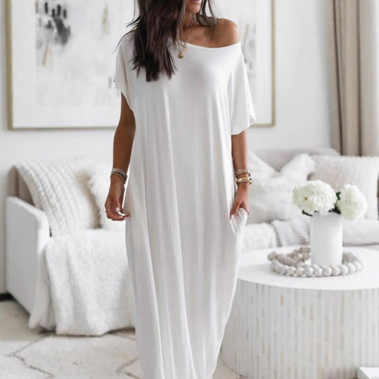 ⏳Time-Limited Special⏰Loose Fit Long Dress – Clean Style, Flattering for Every Figure & Perfect for Any Occasion 🌸