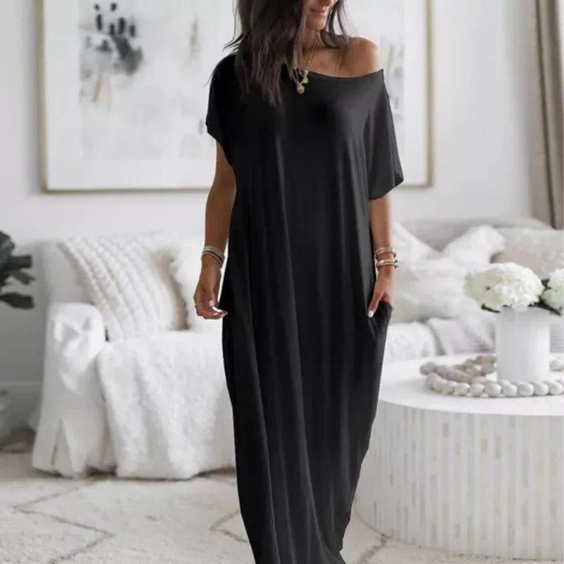 ⏳Time-Limited Special⏰Loose Fit Long Dress – Clean Style, Flattering for Every Figure & Perfect for Any Occasion 🌸