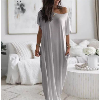 ⏳Time-Limited Special⏰Loose Fit Long Dress – Clean Style, Flattering for Every Figure & Perfect for Any Occasion 🌸